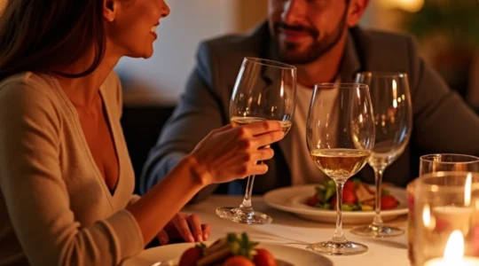 repas en amoureux