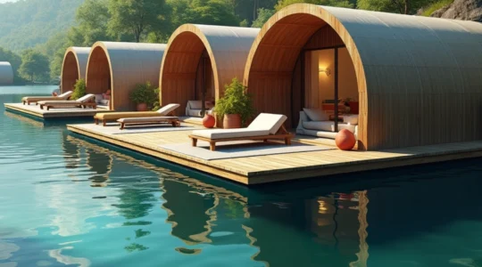 cabane flottante