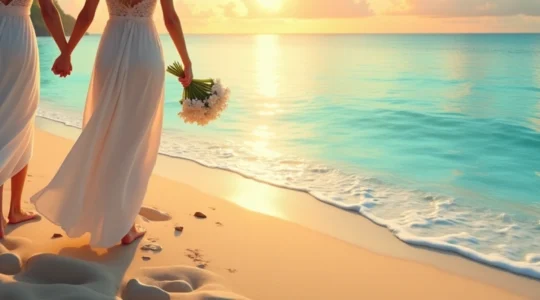 évasion romantique après le mariage